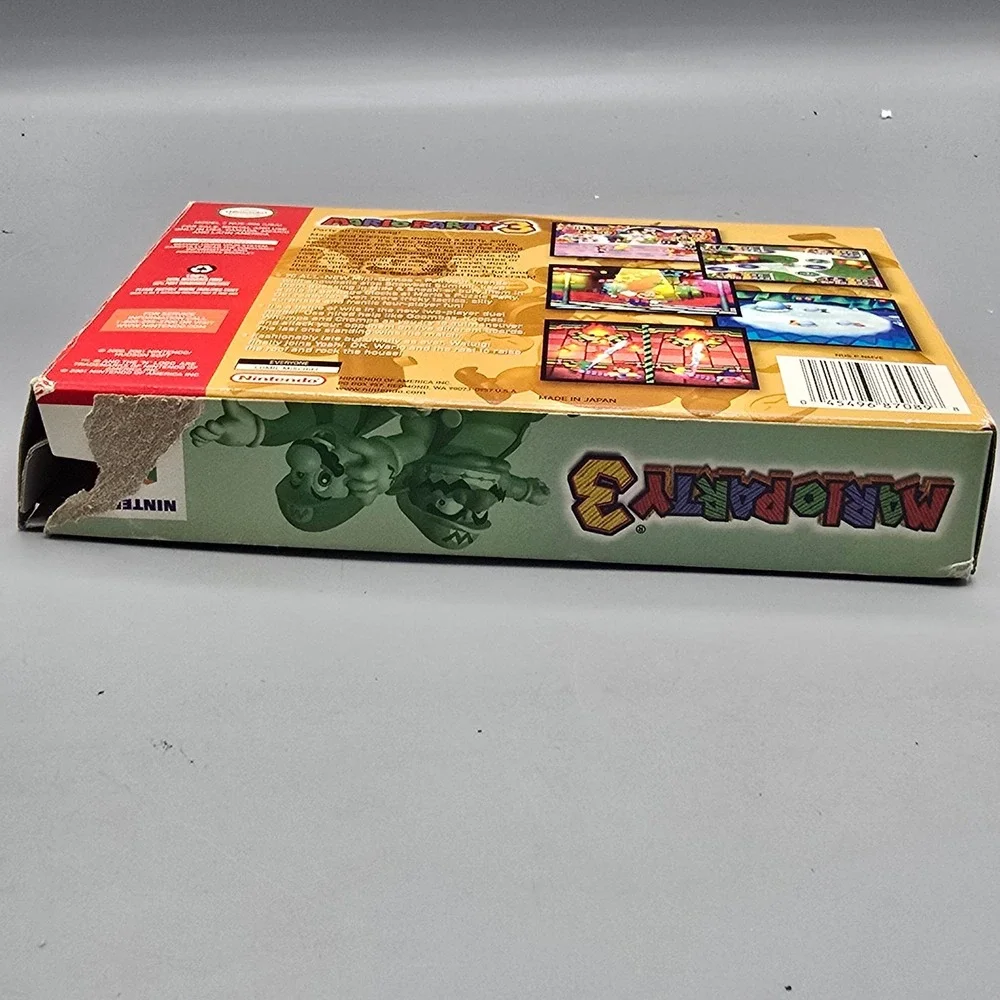 Mario Party 3 Authentic Nintendo 64 N64 Game Complete with Manual CIB NUS-006